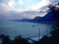 Veduta della Penisola sorrentina da Praiano
