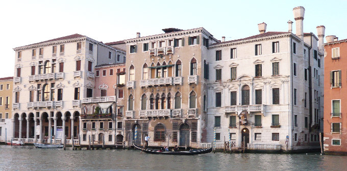 Venezia: Palazzi sul Canal Grande