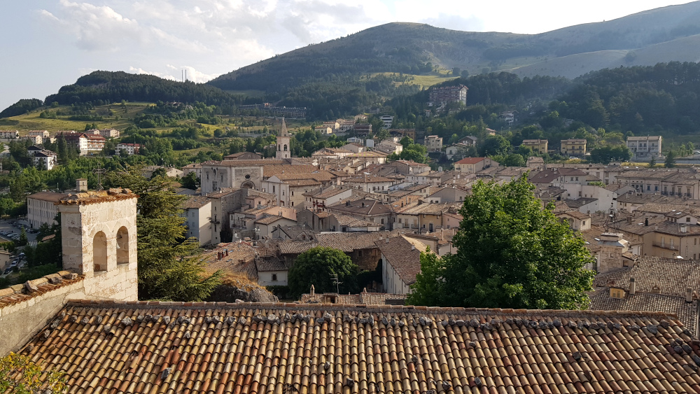 Pescocostanzo visto dal Peschio