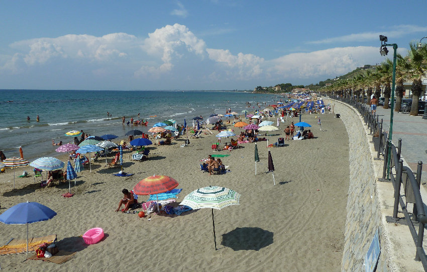 Spiaggia sul lungomare Agropoli