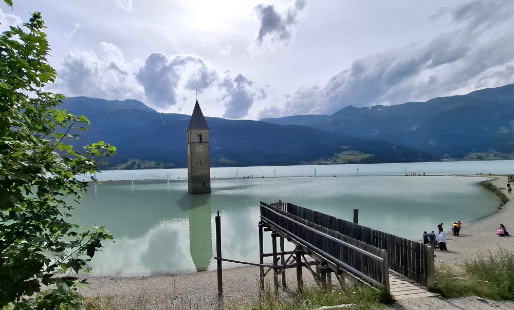 Foto di Campanile sommerso di Curon Venosta