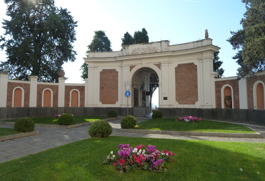 Ingresso agli scavi di Ercolano