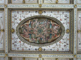 Affresco soffitto della Sala_del_Governo Castello Estense