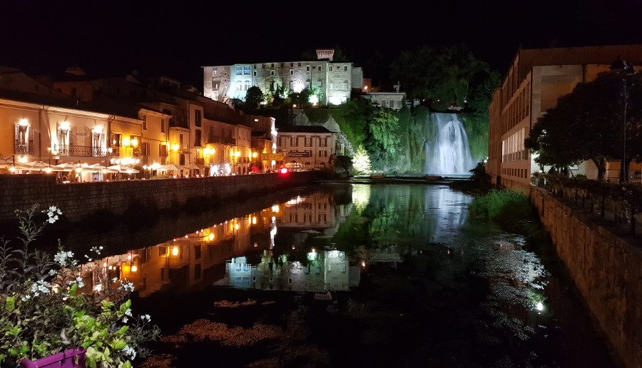 Cascata di sera Isola del Liri