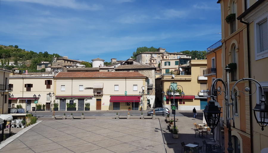 Isola del Liri Piazza Boncompagni e corso Roma