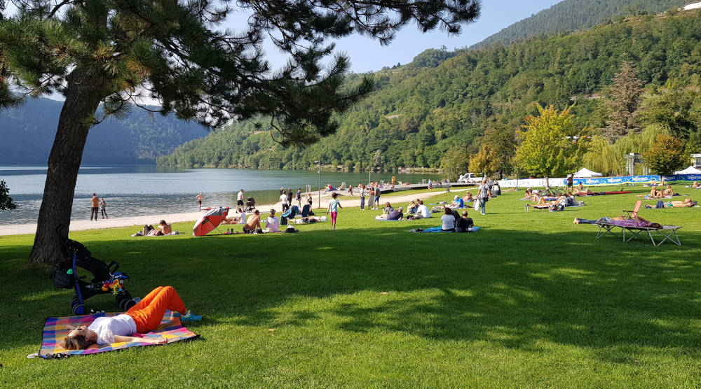 Spiaggia pubblica di Levico