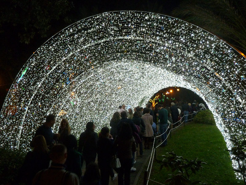 Tunnel luminoso Salerno