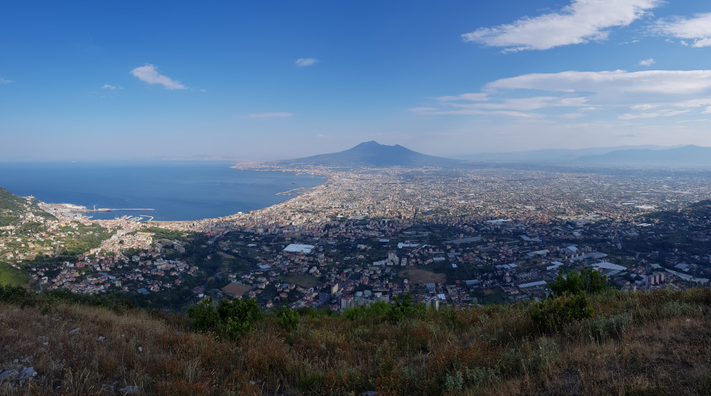 Veduta panoramica da Monte Pendolo di Pimonte