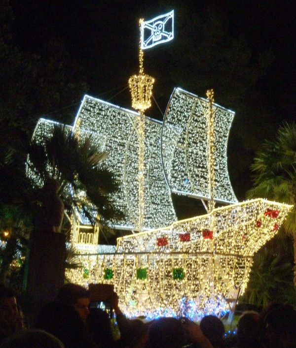 Veliero dei Pirati Salerno Luci d'artista
