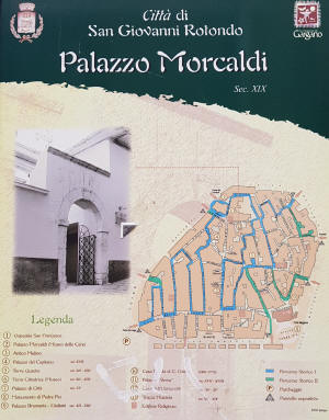 Cartina del centro storico di San Giovanni Rotondo