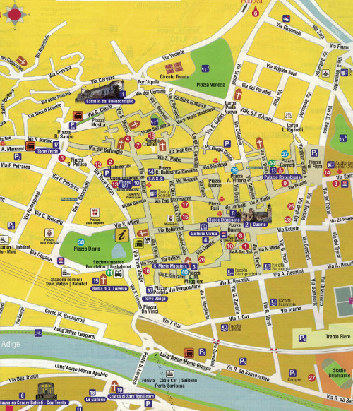 Cartina di Trento