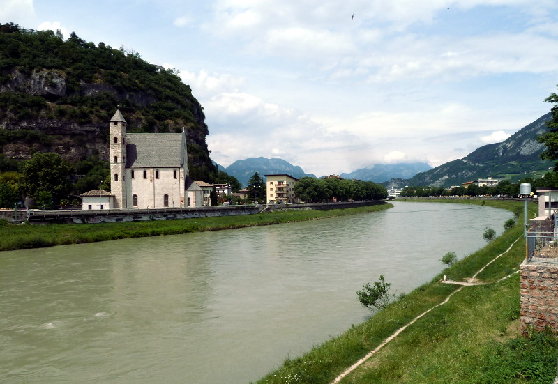 Trento fiume Adige
