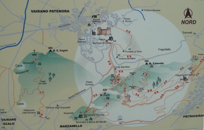 Vairano Patenora Cartina