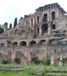 Palatino visto dal foro romano