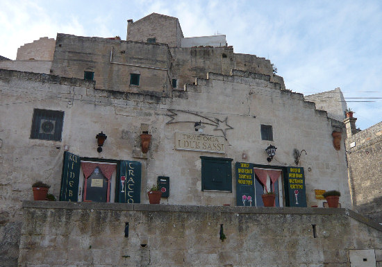 Una trattoria nel centro storico dei Sassi di Matera