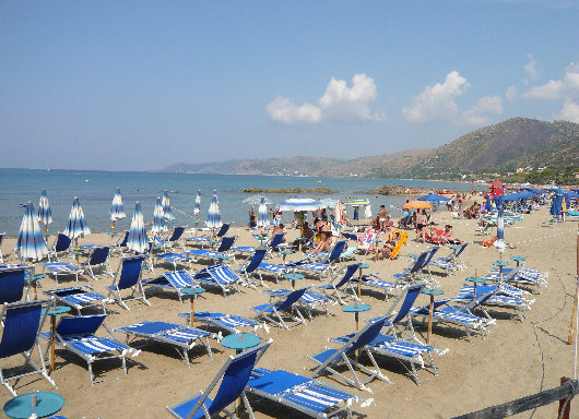 Una spiaggia di Acciaroli