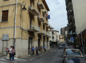 Roccadaspide via Giuliani e municipio