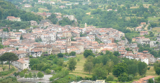 Veduta di San Giovanni a Piro
