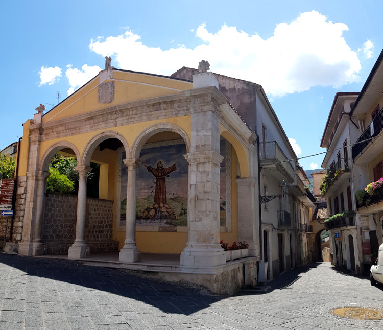 Teggiano maolica San Francesco