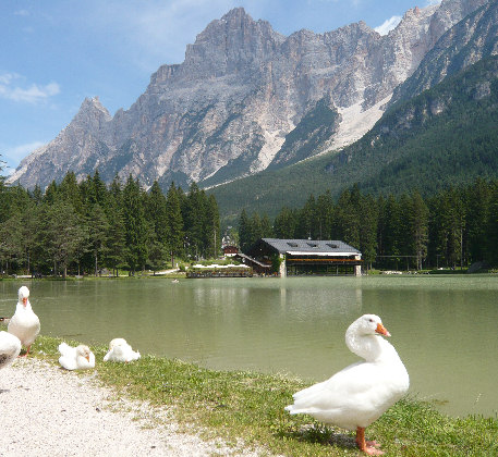 San Vito di Cadore: Lago Mosigo e Monte Croda Marcora