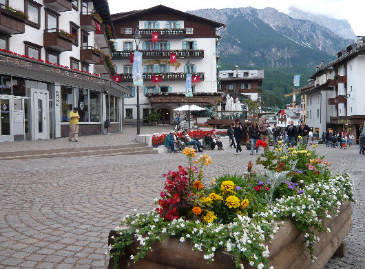 Corso Italia a Cortina d'Ampezzo
