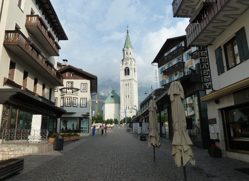 Cortina d'Ampezzo foto Corso Italia