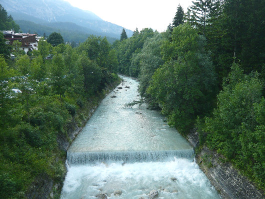 Fiume Boite a Cortina d'Ampezzo