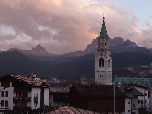 Tramonto a Cortina_d'Ampezzo