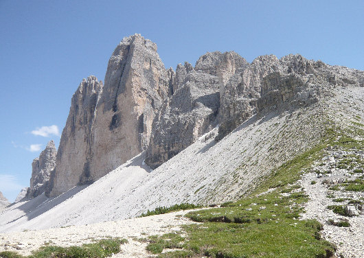 La Forcella_di_Mezzo delle Tre_cime di Lavaredo