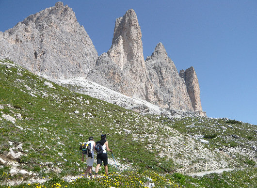 Sentiero intorno alle Tre Cime di Lavaredo