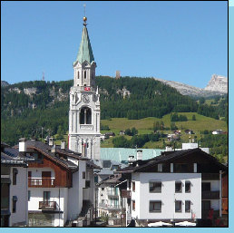 Campanile parrocchiale di Cortina d'Ampezzo