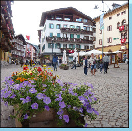 Piazza Franceschi di Cortina d'Ampezzo