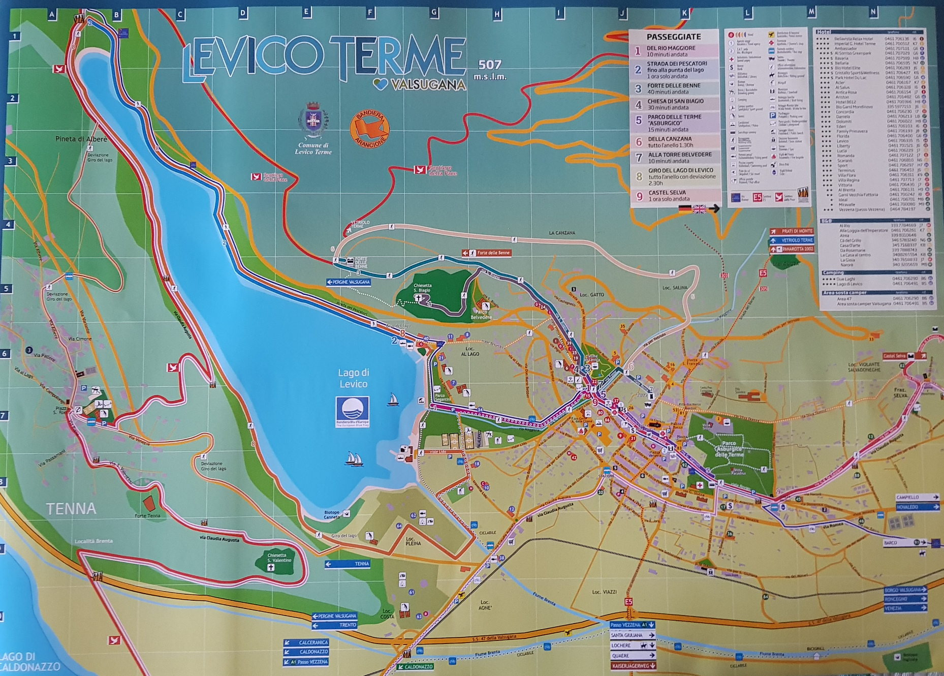 Cartina di Levico_Terme