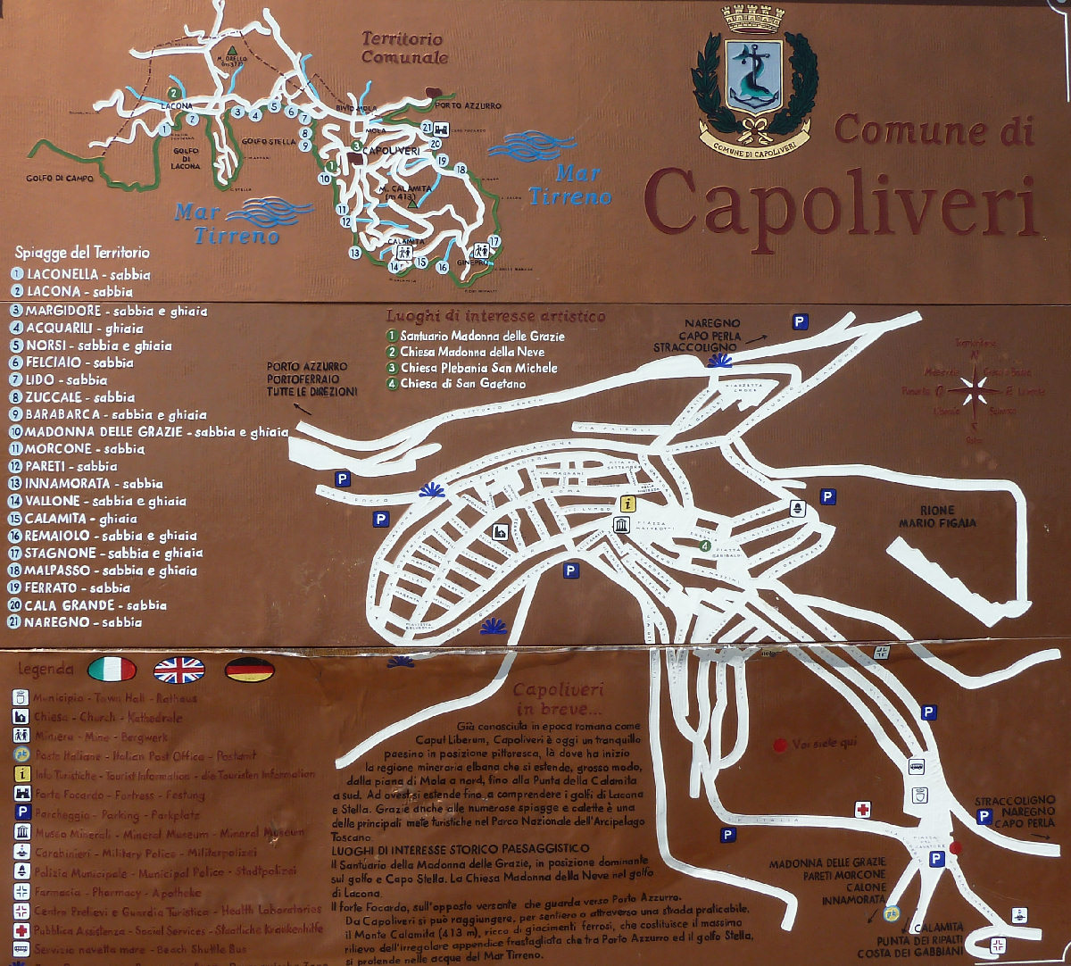 Cartina di Capoliveri