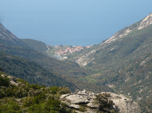 Pomonte visto da Monte Capanne