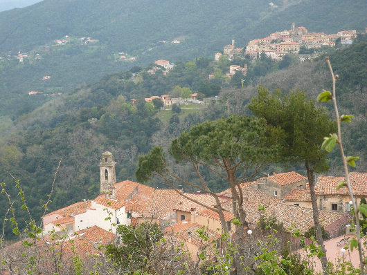 Veduta di Marciana e Poggio