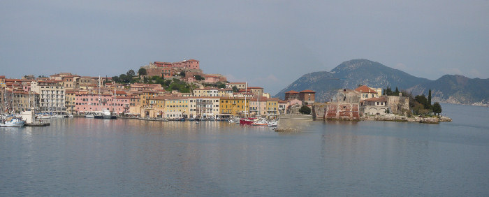 Veduta di Portoferraio vista dal mare