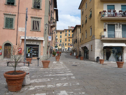 Piazza Cavour a Portoferraio