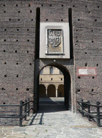 Ingresso alla Rocchetta del Castello Sforzesco