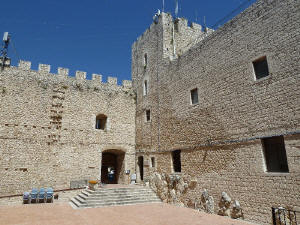 Interno Castello di Campobasso