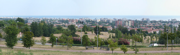 Veduta di Rimini dal Castello degli Agolanti