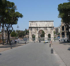 Via_SanGregorio Roma e Arco_di_Costantino