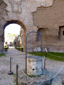 Interno delle Terme di Caracalla