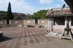 Foto antiche munizioni in Castel_Sant'Angelo