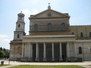 Fronte del transetto San Paolo Fuori Le Mura di Roma