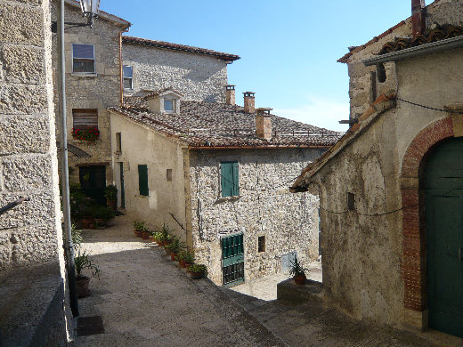 Nucleo abitativo del centro storico di San Marino