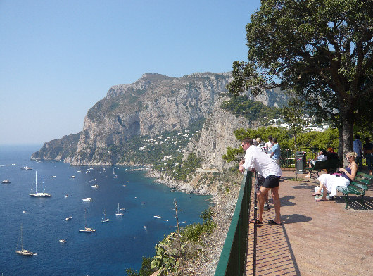 Capri: Belvedere Tragara
