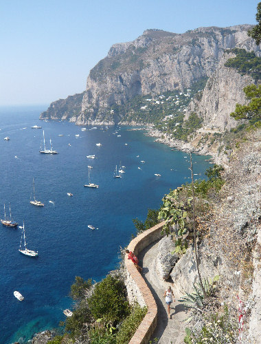 Capri: Via Tragara