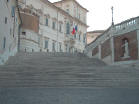 Scalinata per arrivare al Quirinale