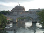 Fiume Tevere con sfondo Castel S.Angelo